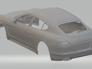 porsche panamera printable body car 3D प्रिंट मॉडल