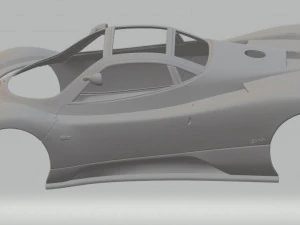 pagani zonda c12 printable body car 3D Print Model