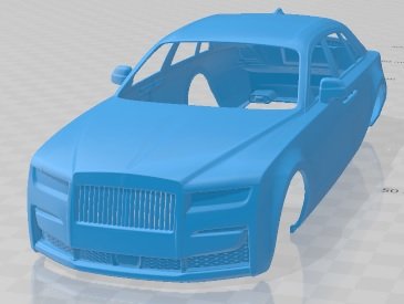 Ghost 2021 Printable Body Car 3D Принт Модель .c4d .max .obj .3ds .fbx .stl .blend