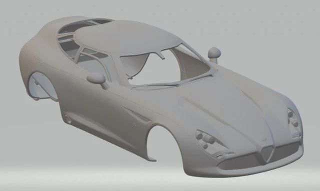 alfa romeo zagato tz3 printable body car 3D Print Model .c4d .max .obj .3ds .fbx .stl .blend 