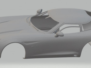 alfa romeo zagato tz3 printable body car 3Dプリントモデル