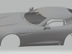 alfa romeo zagato tz3 printable body car 3D Print Model