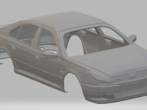 peugeot 607 printable body car 3D Print Model