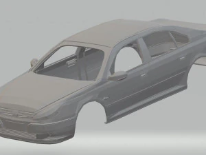 peugeot 607 printable body car 3D Print Model