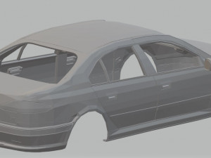 peugeot 607 printable body car Model do druku 3D