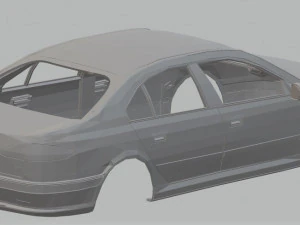 peugeot 607 printable body car 3D Print Model