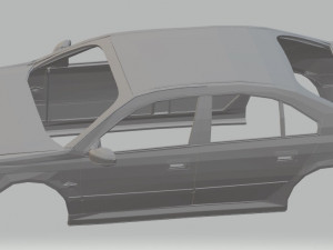 peugeot 607 printable body car Model do druku 3D