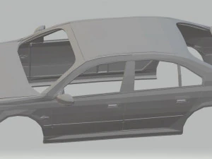 peugeot 607 printable body car 3D Print Model