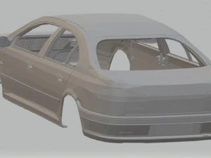 peugeot 607 printable body car 3D Print Model