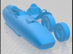 Ferrari 256 F1 Printable Car Modello di stampa 3D