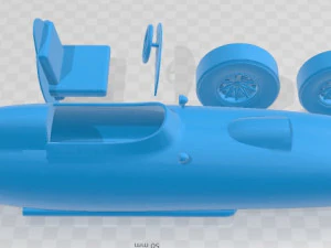 Ferrari 256 F1 Printable Car 3D Print Model