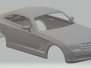 chrysler crossfire printable body car 3D-Druckmodell