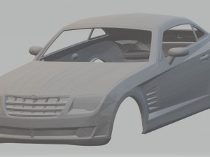chrysler crossfire printable body car 3Dプリントモデル