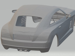 chrysler crossfire printable body car 3Dプリントモデル