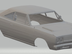 plymouth roadrunner printable body car Modelo de impresión 3D