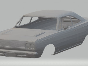 plymouth roadrunner printable body car 3D Принт Модель