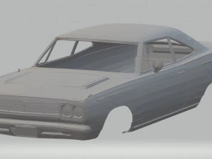 plymouth roadrunner printable body car 3D Print Model