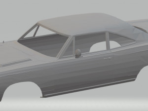 plymouth roadrunner printable body car 3D Принт Модель