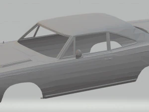 plymouth roadrunner printable body car 3D Print Model