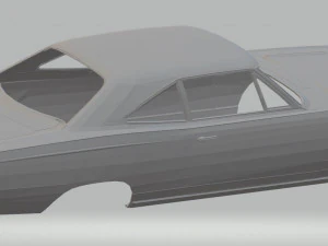 plymouth roadrunner printable body car 3D Print Model