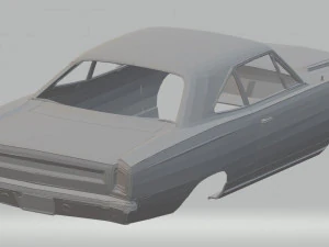 plymouth roadrunner printable body car 3D Print Model