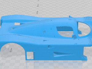Mercedes Sauber C9 1989 Printable Body Car 3D 打印模型