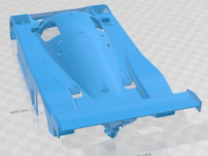 Mercedes Sauber C9 1989 Printable Body Car 3D 打印模型