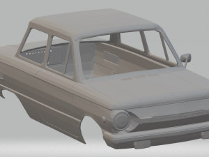zaz 968 printable body car Modelo de Impressão 3D