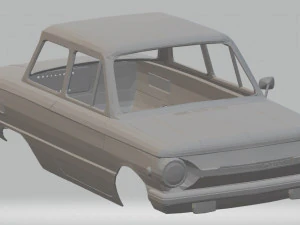 zaz 968 printable body car 3D Print Model