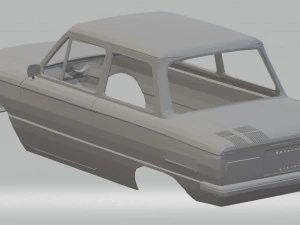 zaz 968 printable body car 3D Print Model
