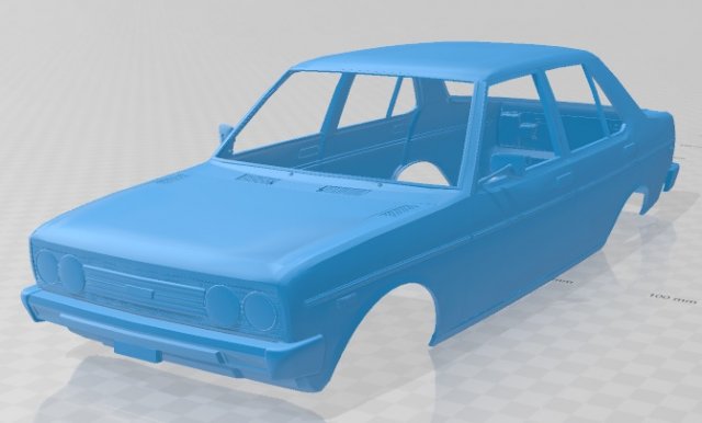 seat 131 - fiat 131 printable body car 3D Принт Модель .c4d .max .obj .3ds .fbx .stl .blend 