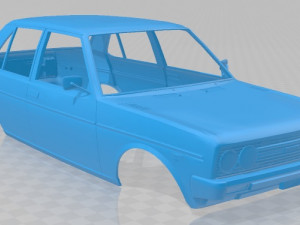 seat 131 - fiat 131 printable body car 3D Принт Модель