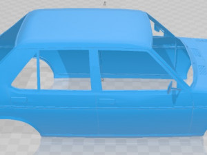 seat 131 - fiat 131 printable body car 3D Принт Модель
