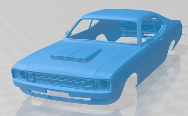 dodge demon 340 1972 printable body car 3D Print Model .c4d .max .obj .3ds .fbx .stl .blend 