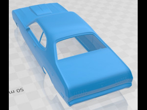 dodge demon 340 1972 printable body car Modelo de Impressão 3D