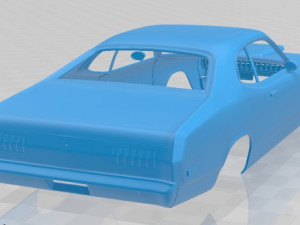 dodge demon 340 1972 printable body car Modelo de Impressão 3D