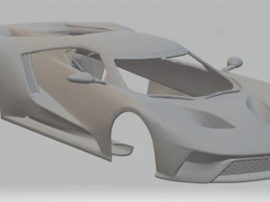 gt 2017 printable body car 3D Print Model