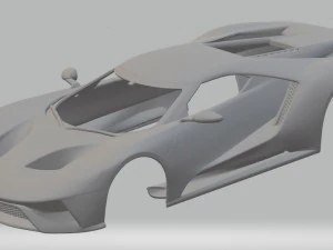 gt 2017 printable body car 3D Print Model