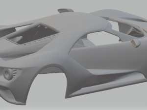 gt 2017 printable body car Modelo de Impressão 3D
