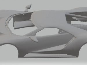 gt 2017 printable body car Modelo de Impressão 3D