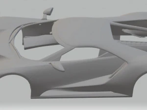 gt 2017 printable body car 3D Print Model