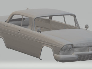 Plymouth belvedere 1959 printable body car 3D Baskı Modeli