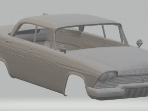 Plymouth belvedere 1959 bodi mobil yang dapat dicetak Model Cetak 3D