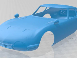 toyota 2000 gt 1967 printable body car 3D Print Model