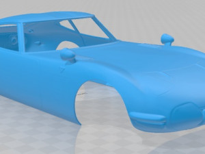 toyota 2000 gt 1967 printable body car 3D-printmodel