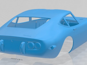 toyota 2000 gt 1967 printable body car 3D-printmodel