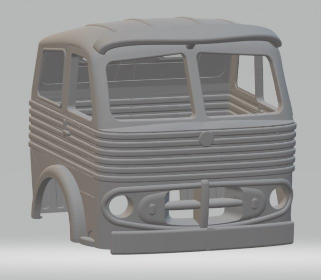pegaso 2011 50 cabezon printable cabin truck Modelo de Impressão 3D .c4d .max .obj .3ds .fbx .stl .blend 
