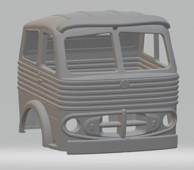 pegaso 2011 50 cabezon printable cabin truck 3D Print Model .c4d .max .obj .3ds .fbx .stl .blend 