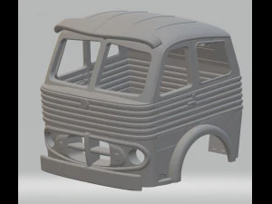 pegaso 2011 50 cabezon printable cabin truck 3D Print Model