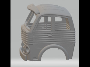 pegaso 2011 50 cabezon printable cabin truck Modelo de Impressão 3D